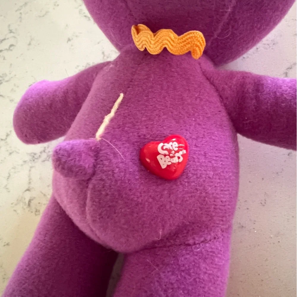 Care Bears Small Purple Plush Bear‎ Toy